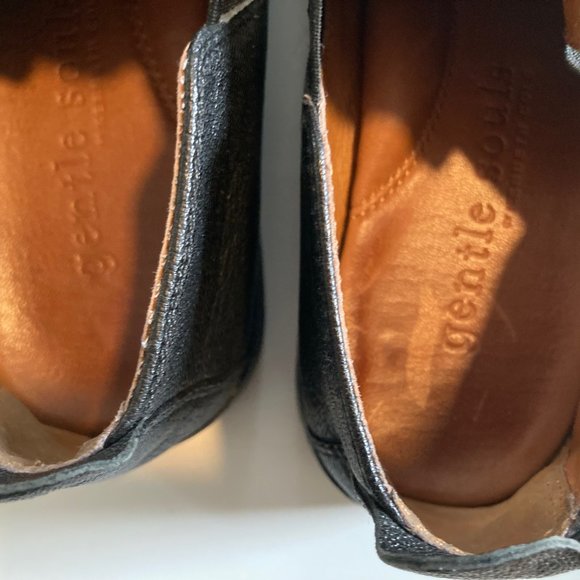 Gentle Souls Essex black leather slip-on Women's size 7.5 - Picture 11 of 11